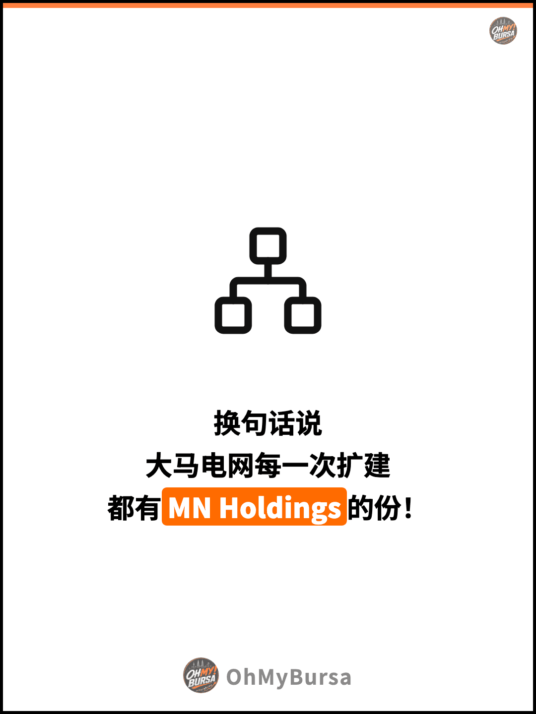 换句话说 大马电网每一次扩建 都有MN Holdings的份！