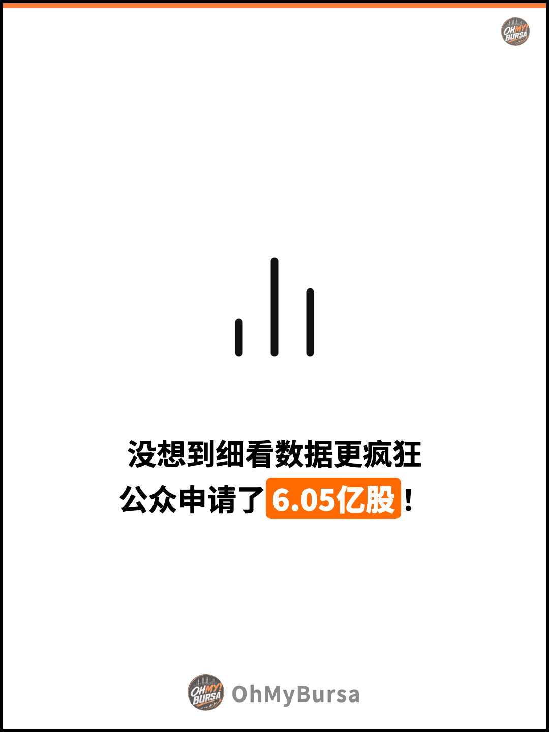 没想到细看数据更疯狂 公众申请了6.05亿股！