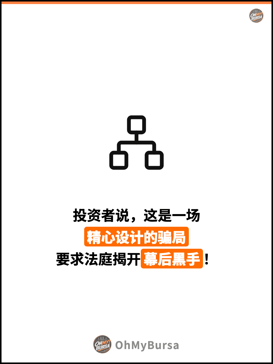 投资者说，这是一场 精心设计的骗局 要求法庭揭开幕后黑手！