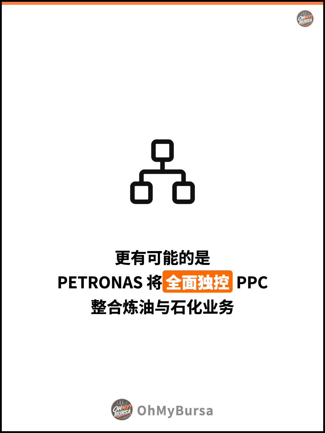 更有可能的是 PETRONAS 将全面独控 PPC 整合炼油与石化业务