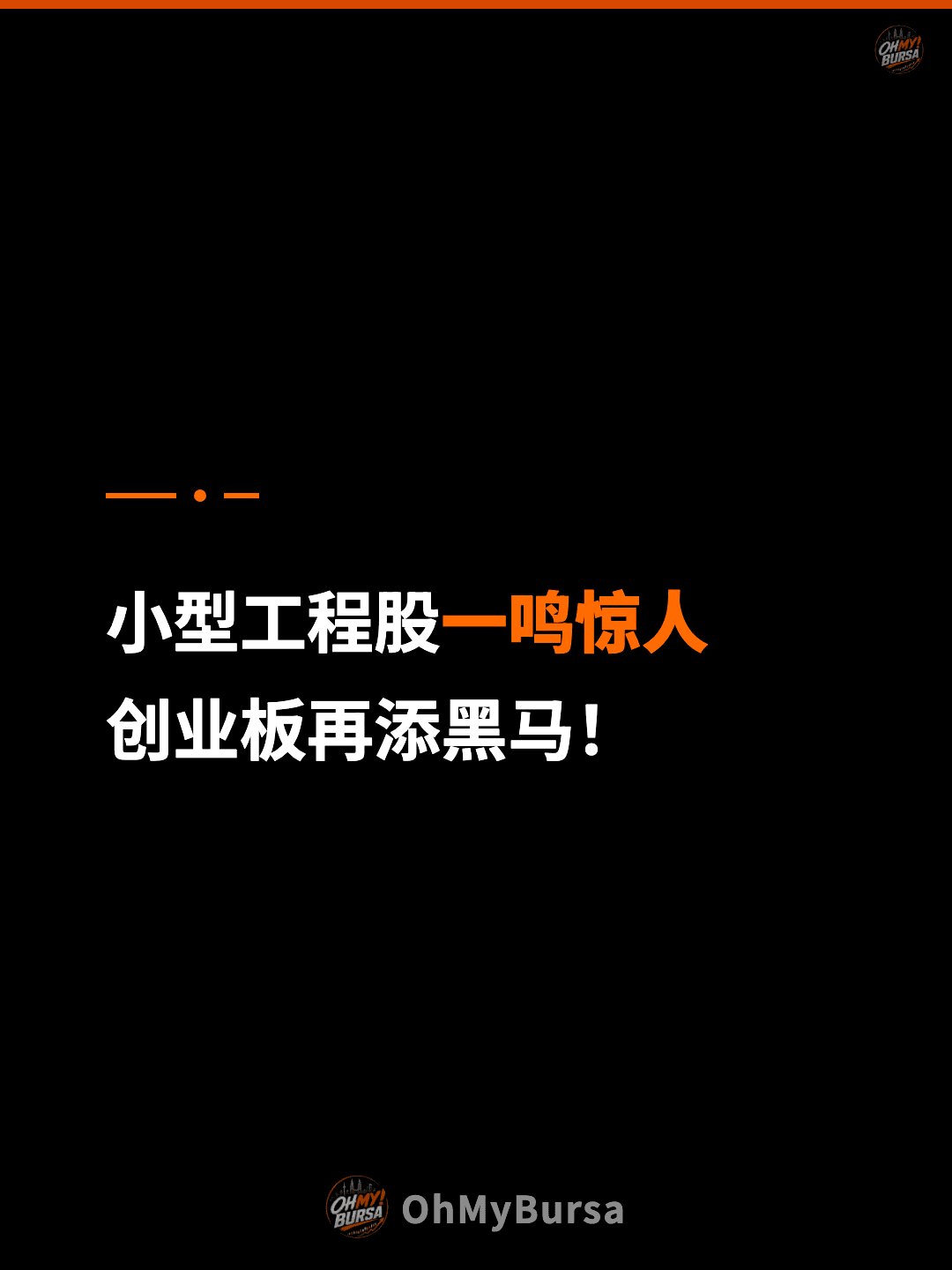 小型工程股一鸣惊人 创业板再添黑马！