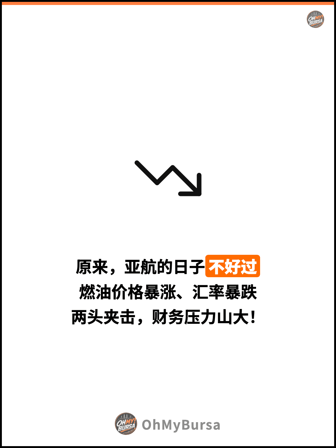 原来，亚航的日子不好过 燃油价格暴涨、汇率暴跌 两头夹击，财务压力山大！
