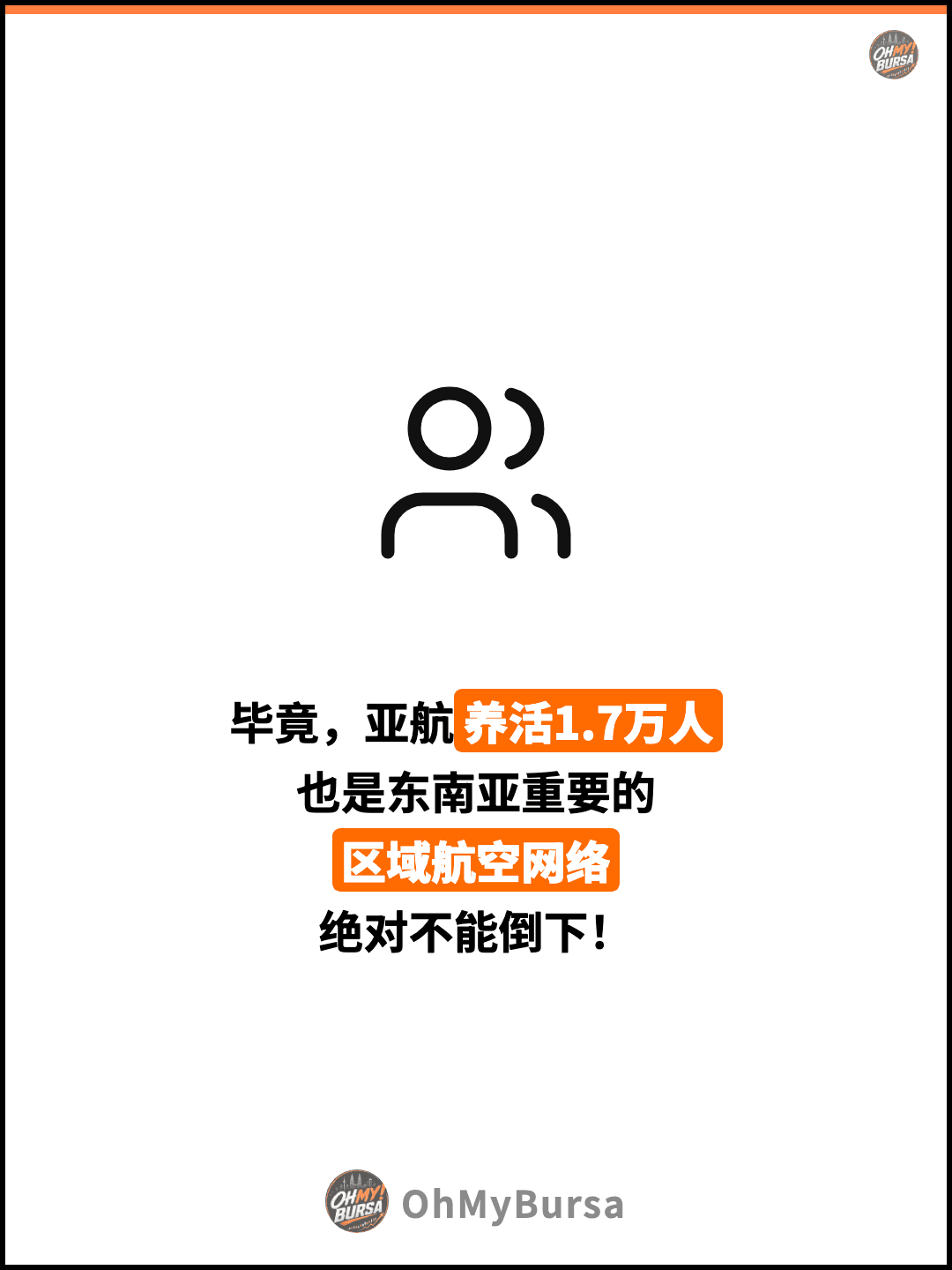 毕竟，亚航养活1.7万人 也是东南亚重要的 区域航空网络 绝对不能倒下！