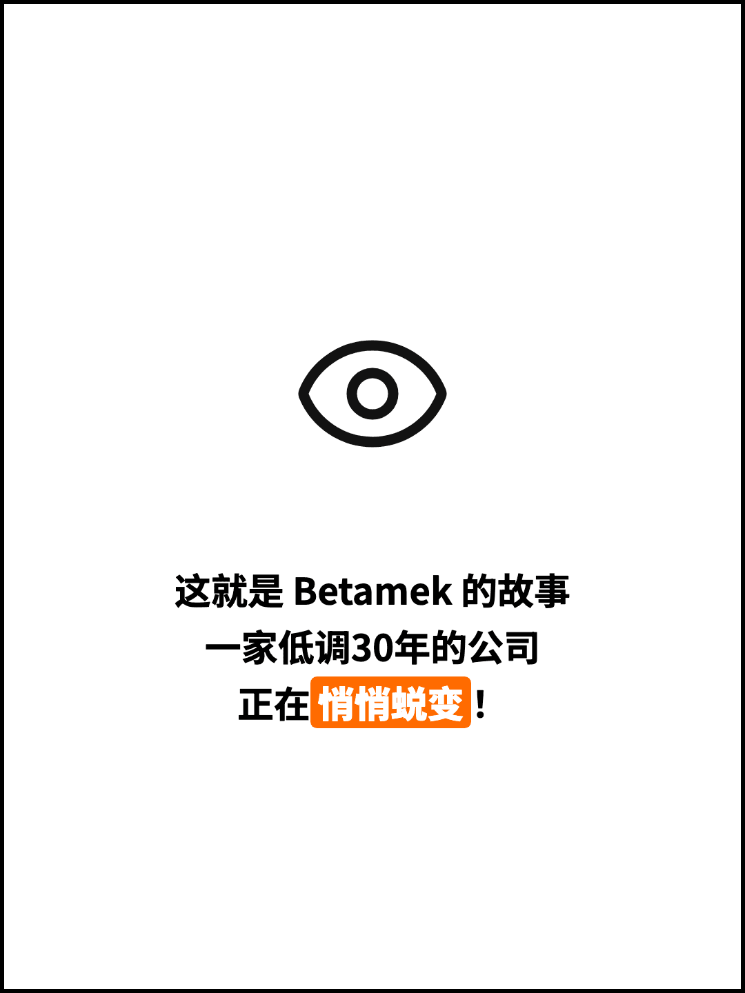 这就是 Betamek 的故事 一家低调30年的公司 正在悄悄蜕变！