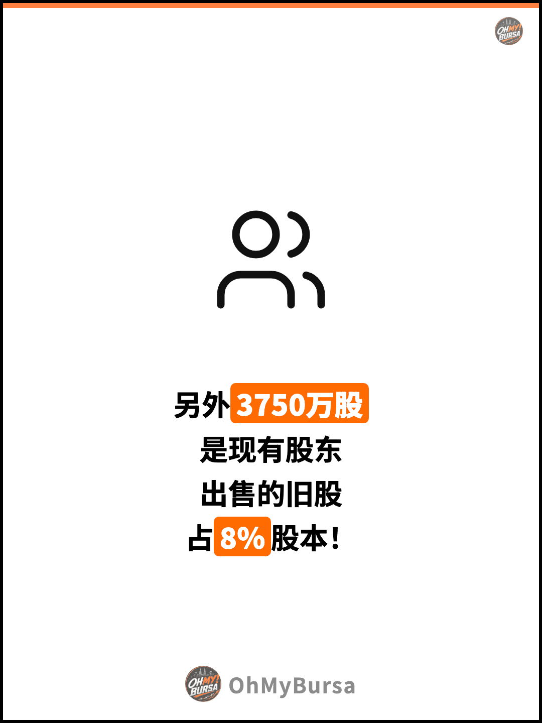 另外3750万股 是现有股东 出售的旧股 占8%股本！