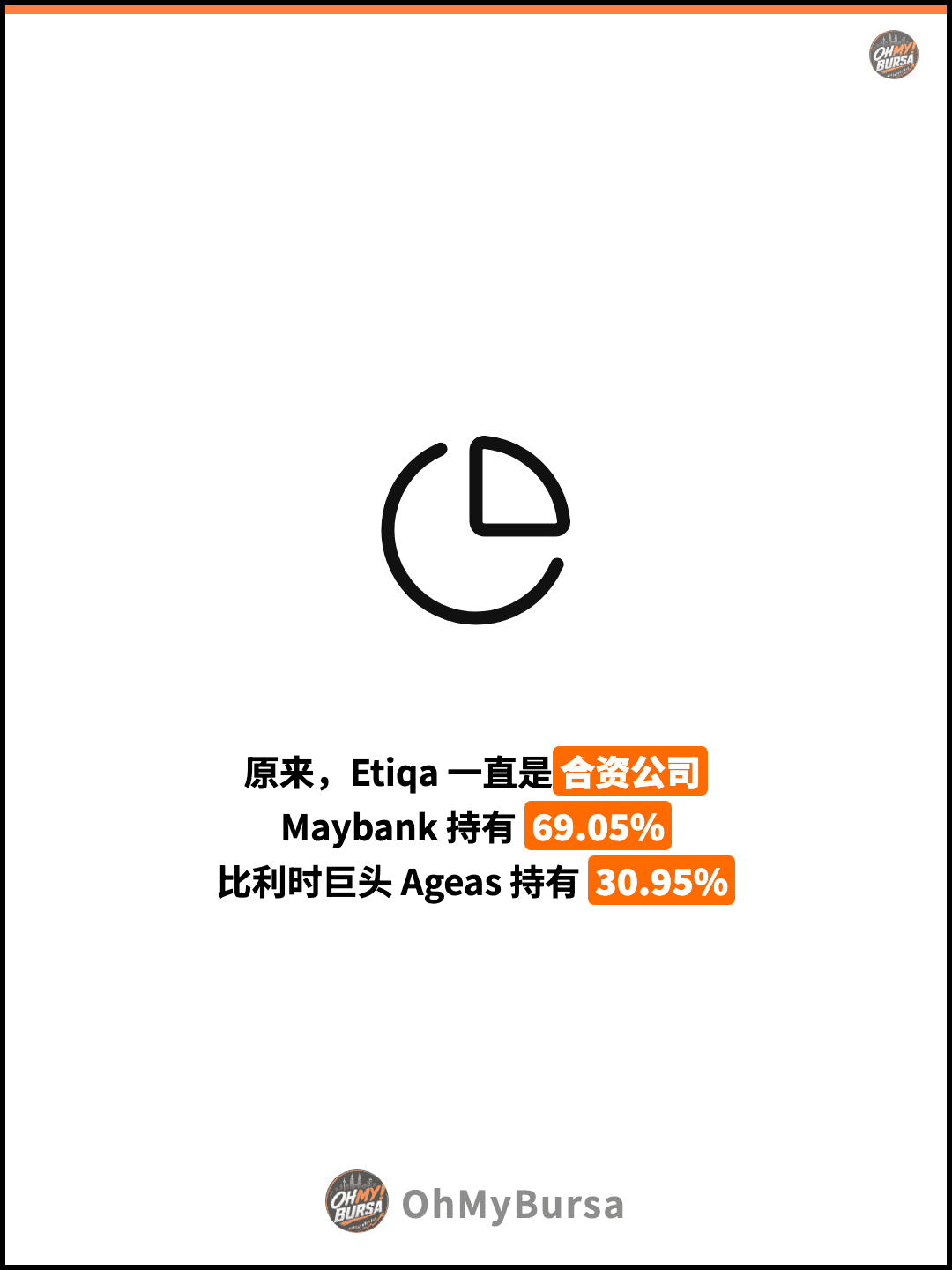 原来，Etiqa 一直是合资公司 Maybank 持有 69.05% 比利时巨头 Ageas 持有 30.95%