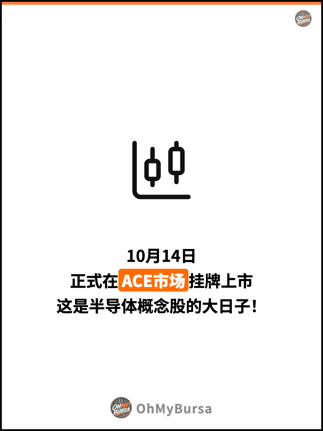 10月14日 正式在ACE市场挂牌上市 这是半导体概念股的大日子！