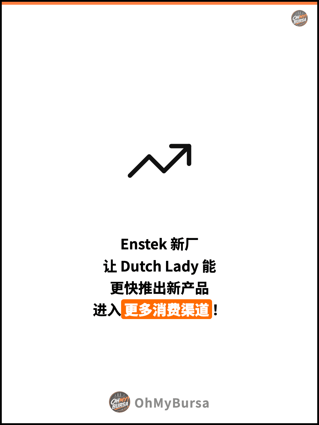 Enstek 新厂 让 Dutch Lady 能 更快推出新产品 进入更多消费渠道！