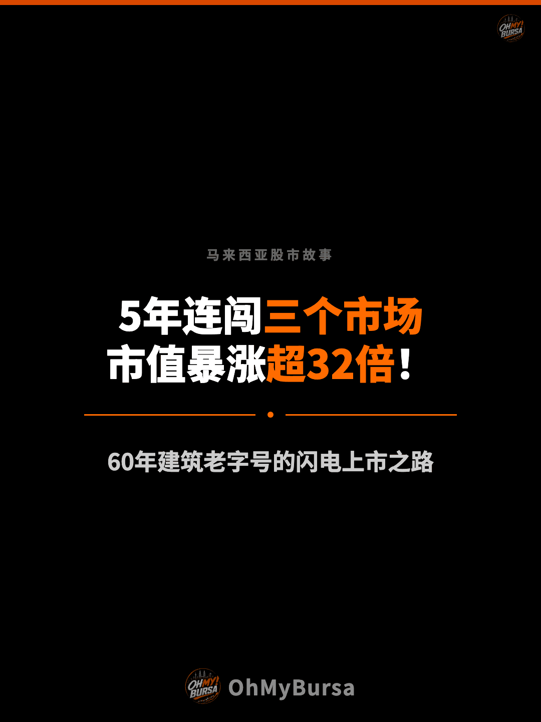 马来西亚股市故事 5年连闯三个市场 市值暴涨超32倍！ 60年建筑老字号的闪电上市之路