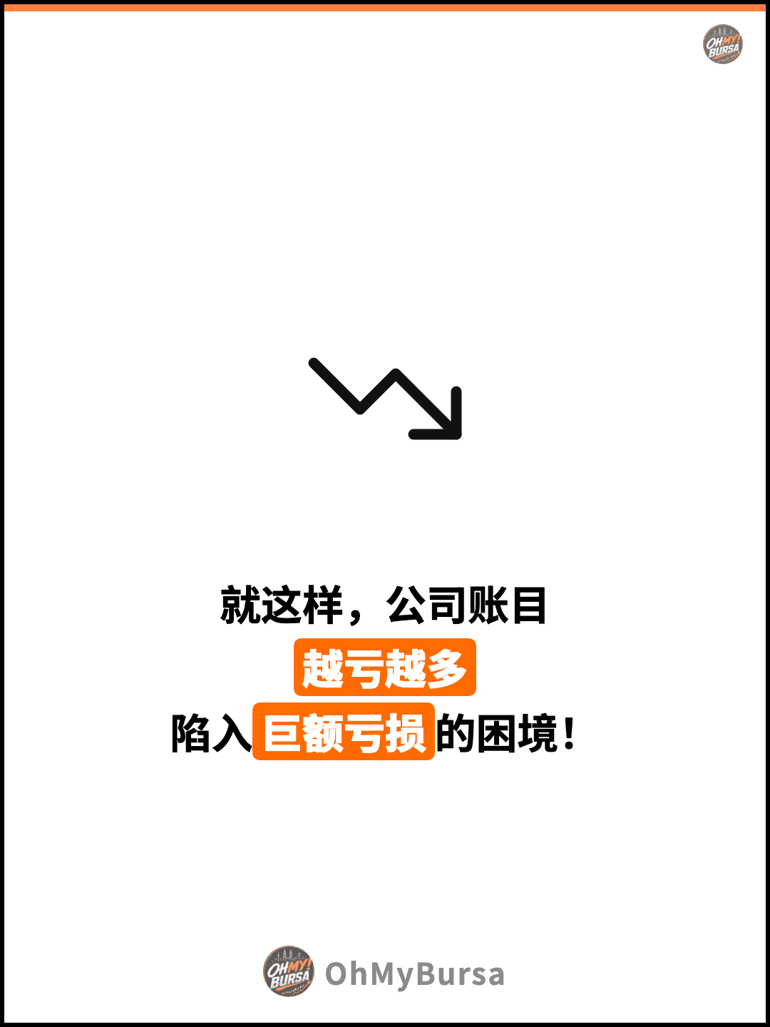 就这样，公司账目 越亏越多 陷入巨额亏损的困境！